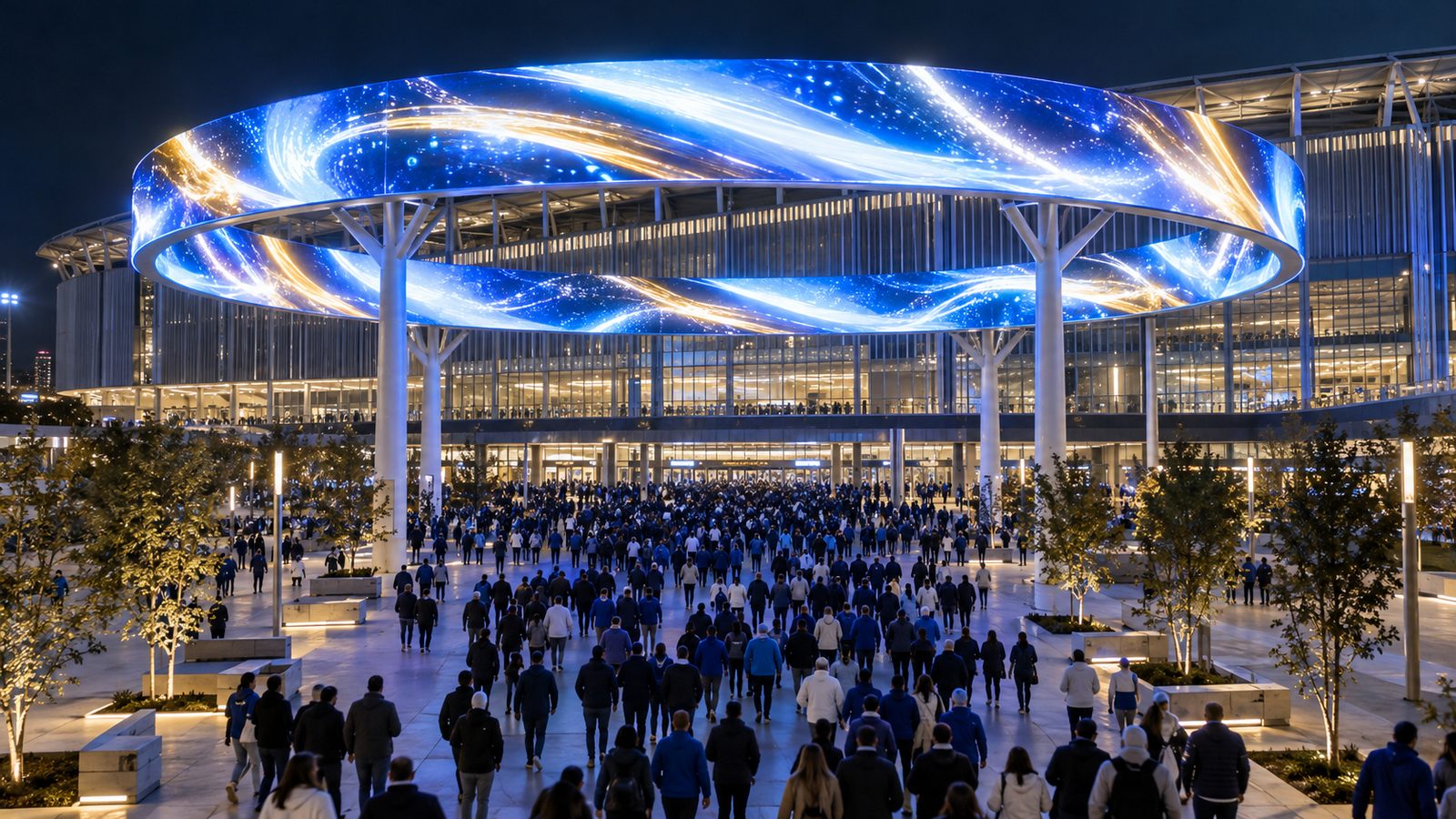 Arena Halo — Stadium plaza